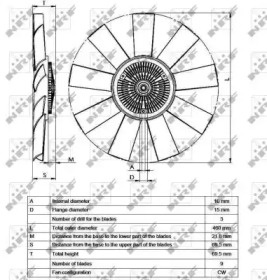 WILMINK GROUP wg1720942 -  Сцепление, вентилятор радиатора